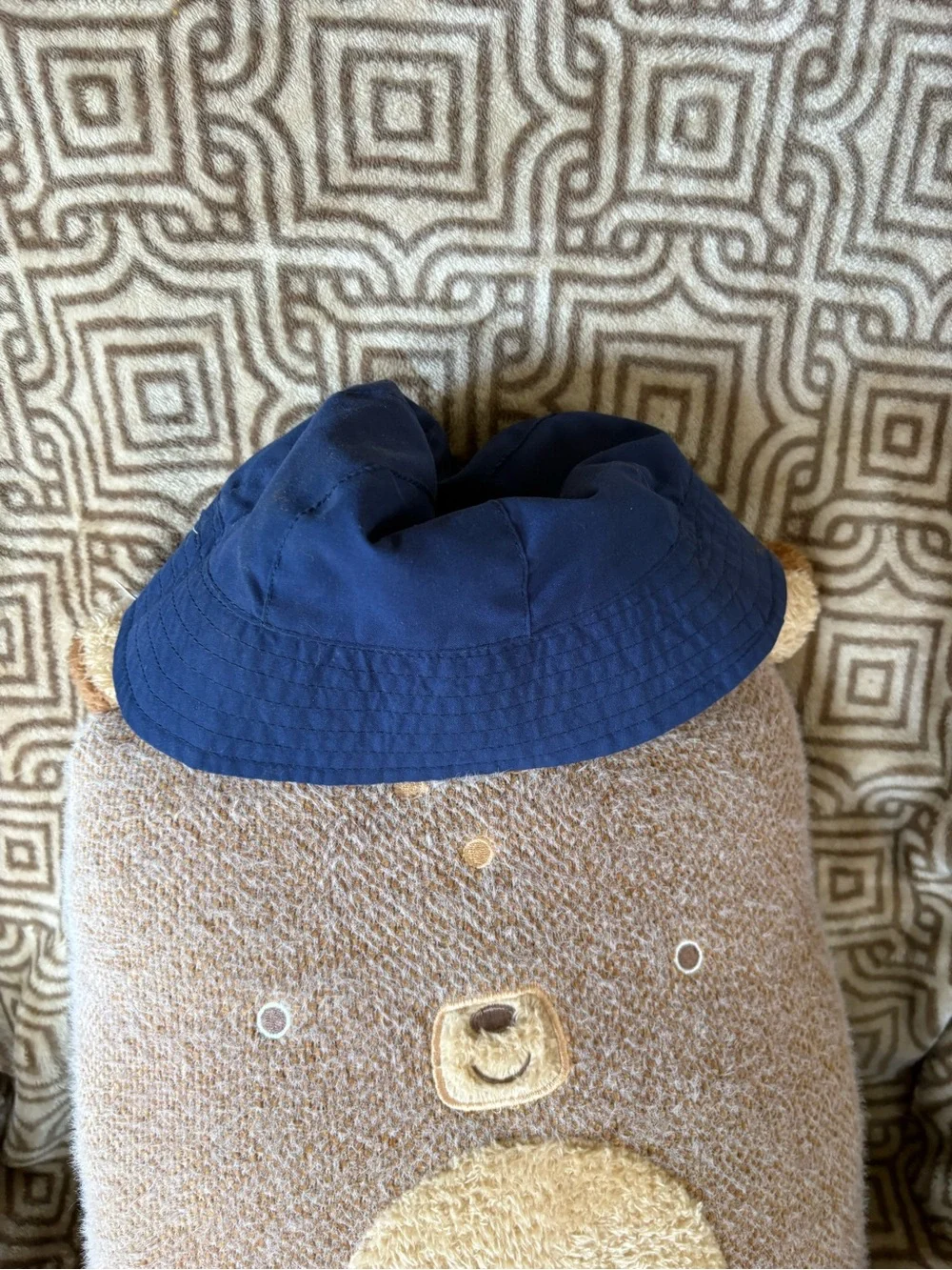 🦄🦄SOLD🦄🦄Just One You Carters Baby Navy UPF 50 Sun Bucket Hat 12-18M NWT